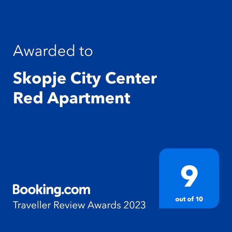 Skopje City Center Red Apartment Esterno foto